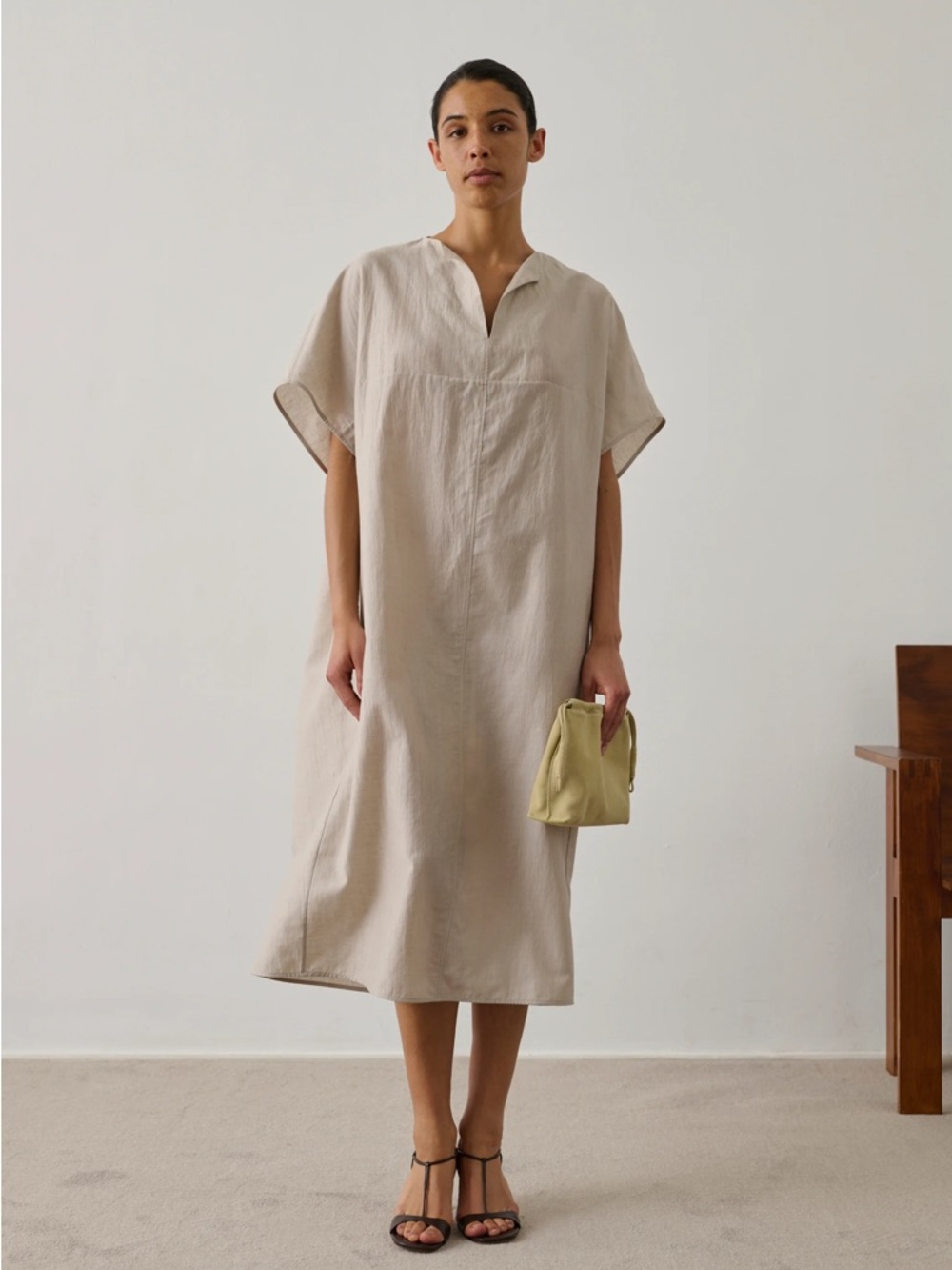 Soeur Ilsa Linen Cotton Dress NWT